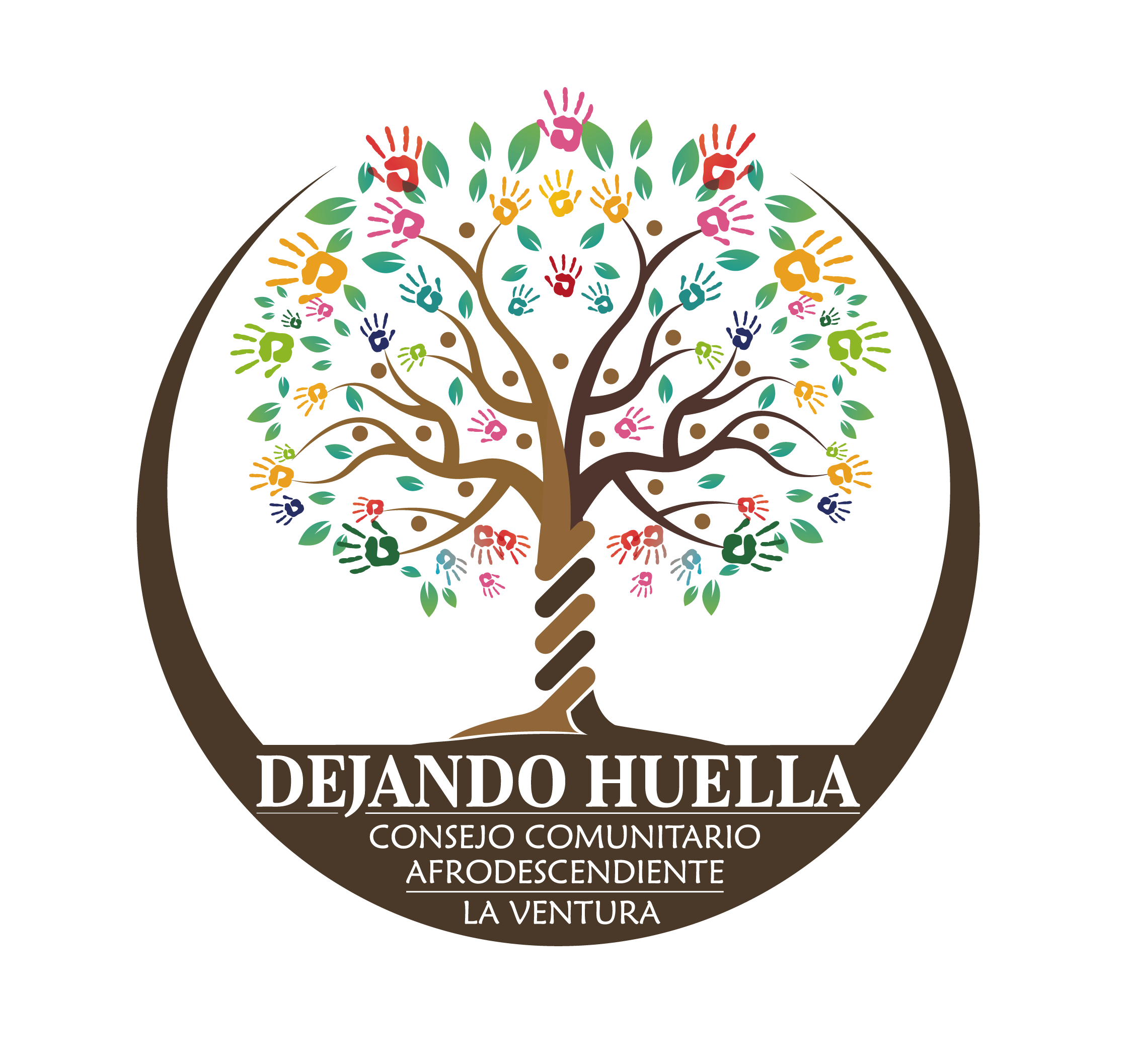 Logo del Consejo Comunitario Afrodescendiente Dejando Huella